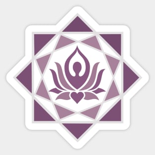 Symbol of Hindu Wealth Goddess Ashta Lakshmi Sticker